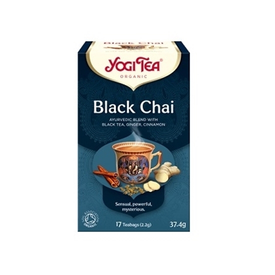 Снимка на YOGI TEA/ЙОГИ ТИЙ BLACK CHAI БИО АЮРВЕДИЧЕН ЧАЙ Х 17 БР.