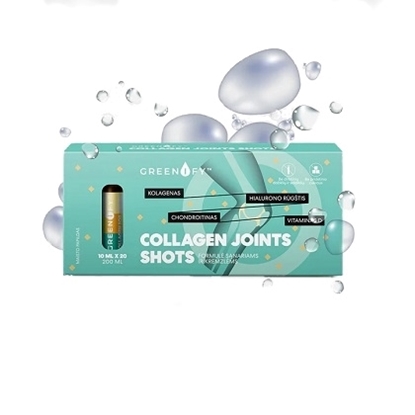 Снимка на GREENIFY COLLAGEN JOINTS SHOTS/ГРИЙНИФАЙ ШОТОВЕ ЗА ЗДРАВИ СТАВИ 10 МЛ Х 20 БР.