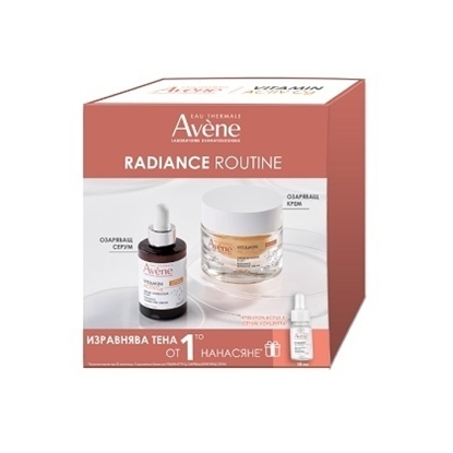 Снимка на AVENE RADIANCE ROUTINE КОМПЛЕКТ ОЗАРЯВАЩ СЕРУМ 30 МЛ + ОЗАРЯВАЩ КРЕМ 50 МЛ
