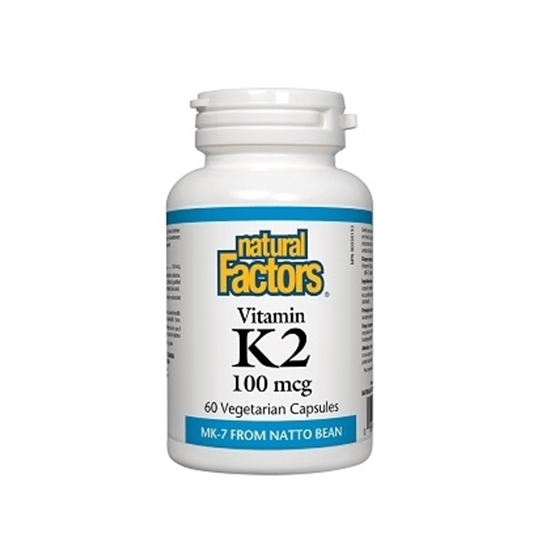 Снимка на VITAMIN K2/ ВИТАМИН К2 (MK-7) 100 МКГ X 60 КАПСУЛИ