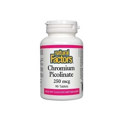 Снимка на CHROMIUM PICOLINATE/ ХРОМ ПИКОЛИНАТ 250 МКГ Х 90 ТАБЛЕТКИ