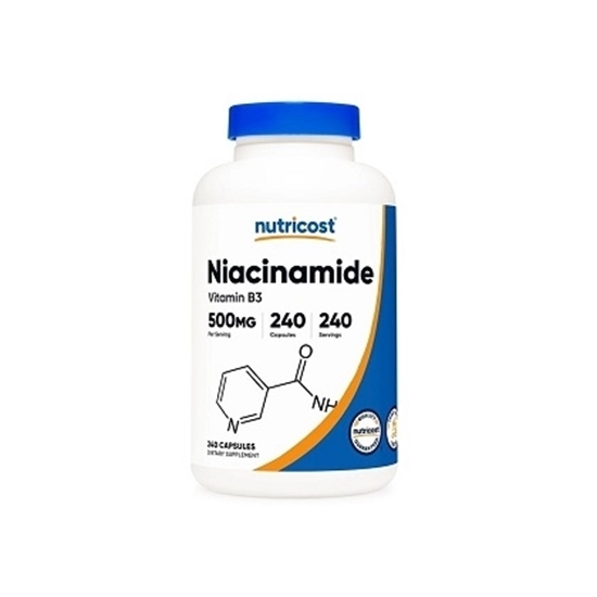 Снимка на NIACINAMIDE VITAMIN B3/ НИАЦИНАМИД ВИТАМИН B3 500 МГ Х 240 КАПСУЛИ