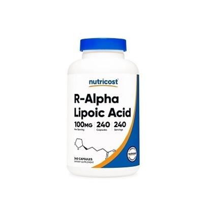 Снимка на R-ALPHA LIPOIC ACID/ R-АЛФА-ЛИПОЕВА КИСЕЛИНА 100 МГ Х 240 КАПСУЛИ